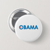 BADGE ROND 5 CM MUSLIM OBAMA (Devant & derrière)