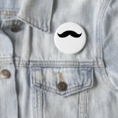 Badge Rond 5 Cm mustache_3 [1] (En situation)