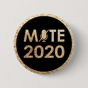 Badge Rond 5 Cm Mute 2020 drôle