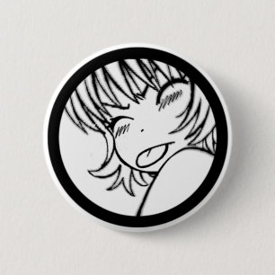 Badge Rond 5 Cm muuhh - anime mignon