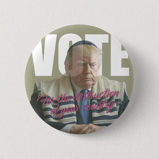 Badge Rond 5 Cm MV Metaverso VOTE Trump