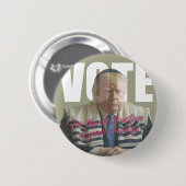 Badge Rond 5 Cm MV Metaverso VOTE Trump (Devant & derrière)