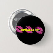Badge Rond 5 Cm Mwaaaah ! ! Bouton (Devant & derrière)