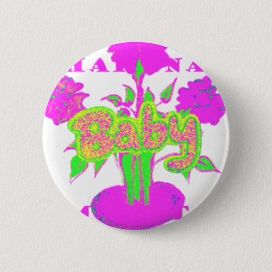 Badge Rond 5 Cm My Baby Hakuna Matata (Devant)