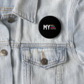 Badge Rond 5 Cm My Body Choice Uterus Business Prochoice Femmes R (En situation)