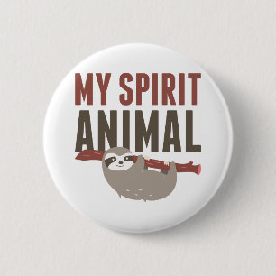 Badge Rond 5 Cm My Spirit Animal