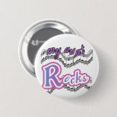 Badge Rond 5 Cm My Tunt Rocks Tshirts et cadeaux (Devant & derrière)
