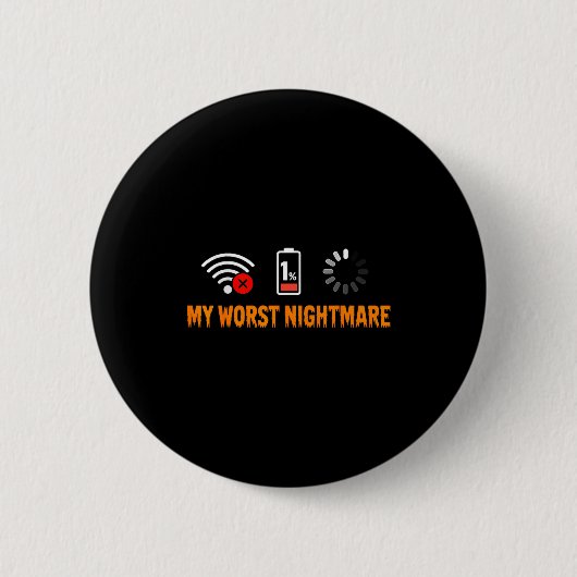 Badge Rond 5 Cm My Worst Funny For Gamers  (Devant)