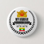 Badge Rond 5 Cm Myanmar (Devant)