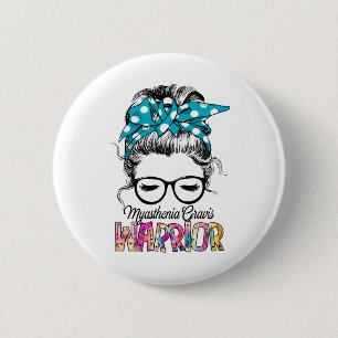 Badge Rond 5 Cm Myasthenia Gravis Sensibilisation Mois Ribbon Cade