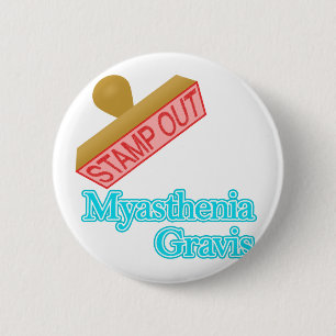 Badge Rond 5 Cm Myasthénie gravis
