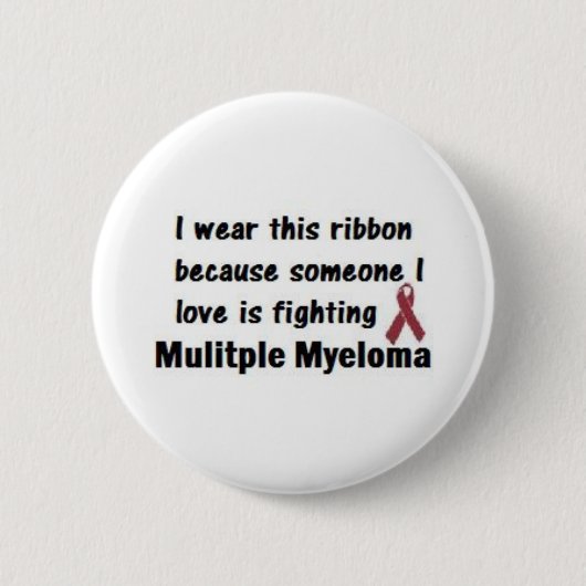 Badge Rond 5 Cm Myélome multiple (Devant)