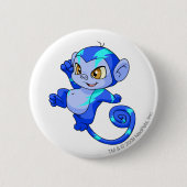 Badge Rond 5 Cm Mynci électrique (Devant)