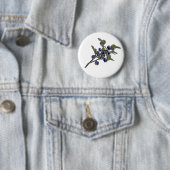 Badge Rond 5 Cm Myrtille (En situation)