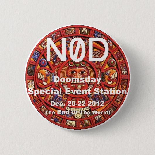 Badge Rond 5 Cm N0D -- Jours maintenant zéro -- Le bouton (Devant)