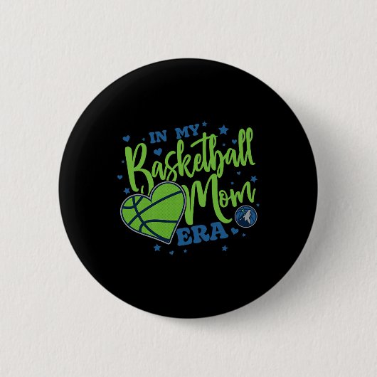 Badge Rond 5 Cm N Minnesota Timberwolves Mother's Day Sketll Mom E (Devant)