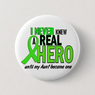 Badge Rond 5 Cm N'a jamais su un VERT de CHAUX du héros 2 (la