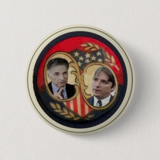 Badge Rond 5 Cm Nader et bouton de Gonzales (Devant)