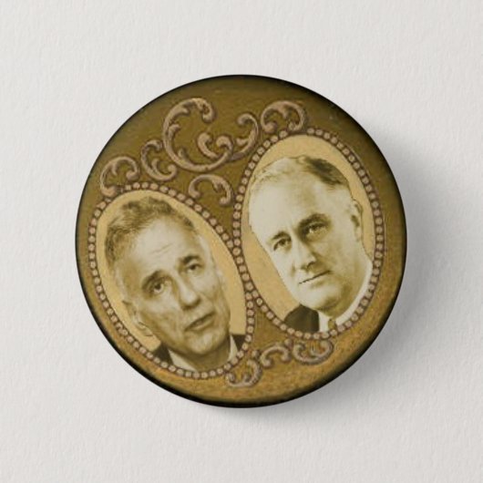 Badge Rond 5 Cm Nader/FDR Retro Button (Devant)