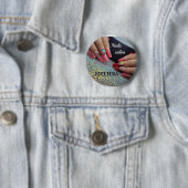 BADGE ROND 5 CM NAIL SALON (En situation)