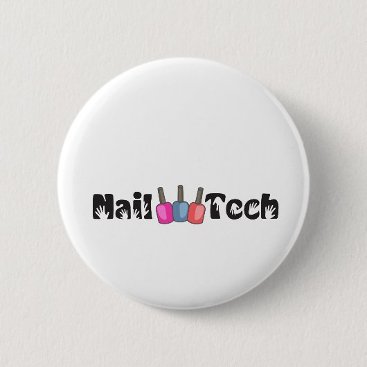 BADGE ROND 5 CM NAIL TECH (Devant)