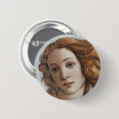 Badge Rond 5 Cm Naissance de fin de Vénus vers le haut de tête (Devant & derrière)