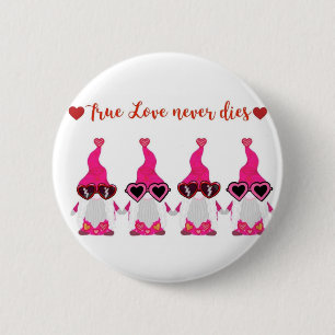 Badge Rond 5 Cm Naissance de la Saint Valentin