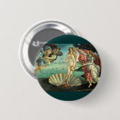 Badge Rond 5 Cm Naissance de Vénus, 1485 (Devant & derrière)