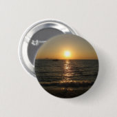 Badge Rond 5 Cm Naklua Beach Sunset .. Pattaya, Chonburi, Thaïland (Devant & derrière)