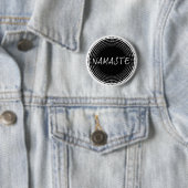 Badge Rond 5 Cm Namaste (En situation)