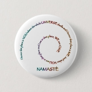 Badge Rond 5 Cm Namaste et sa signification