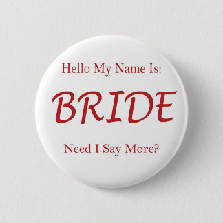 Badge Rond 5 Cm NameIsBride