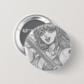 Badge Rond 5 Cm Nami ~ Voleuse de Chat (Devant & derrière)