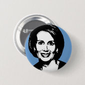 Badge Rond 5 Cm Nancy Pelosi (Devant & derrière)