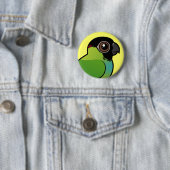 Badge Rond 5 Cm Nanday Conure (En situation)