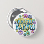 BADGE ROND 5 CM NANNIE FIER (Devant & derrière)