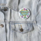 BADGE ROND 5 CM NANNIE FIER (En situation)