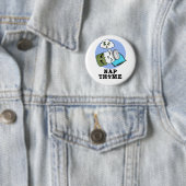 Badge Rond 5 Cm Nap Thyme Funky Sleeping Herb Pun (En situation)