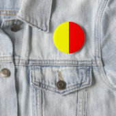 Badge Rond 5 Cm Naples, Italie (En situation)