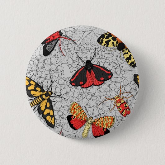 Badge Rond 5 Cm Nappes phréatiques sur l'hydrangée (Devant)