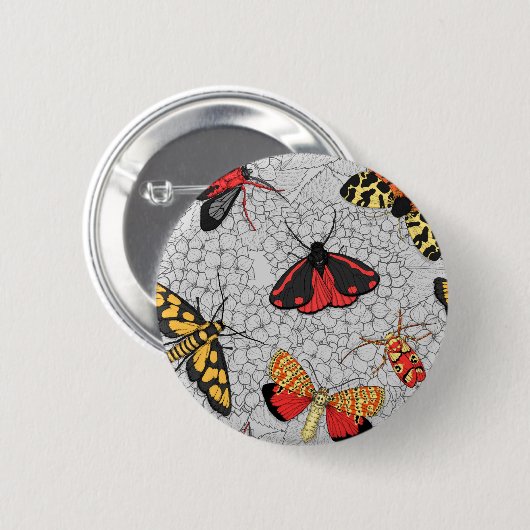 Badge Rond 5 Cm Nappes phréatiques sur l'hydrangée (Devant & derrière)