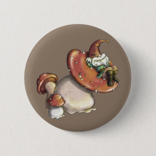Badge Rond 5 Cm Napping Gnome