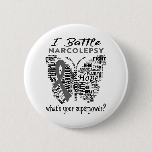 Badge Rond 5 Cm Narcolepsy (Devant)