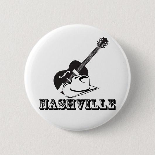Badge Rond 5 Cm Nashville (Devant)