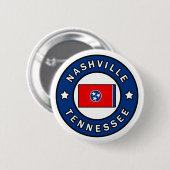 Badge Rond 5 Cm Nashville Tennessee (Devant & derrière)