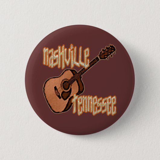 BADGE ROND 5 CM NASHVILLE TENNESSEE (Devant)