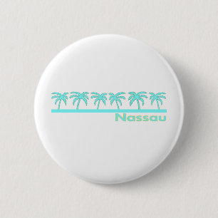 Badge Rond 5 Cm Nassau, Bahamas