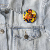 Badge Rond 5 Cm Nassau Jet (En situation)