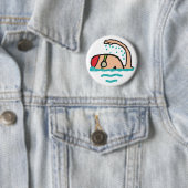 Badge Rond 5 Cm Natation (En situation)