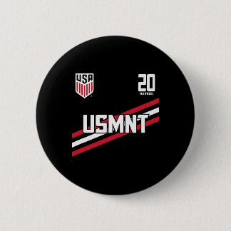 Badge Rond 5 Cm Nathan Harriel 20 Navy Usmnt Licence officielle